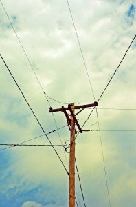 Abstract Utility Pole by waynes eye view