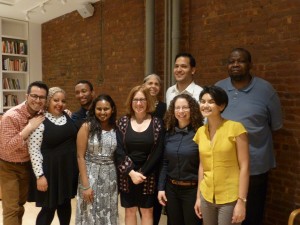 Left to right, Carlos Benitez, Amanda Cartagena, Darrell Salina, Bavani Pillai, Laurie Kaplan (Co-Director) , Kristina Garcia, Elisa Casinader; Back row:  Lois Braverman (President), Edgar Galvis, Sippio Small (Co-Director)