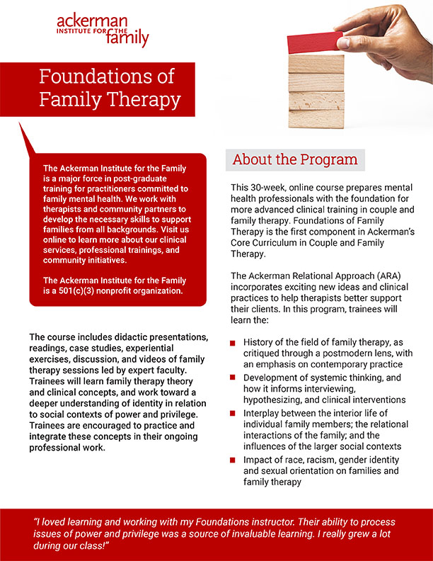 Foundations Brochure
