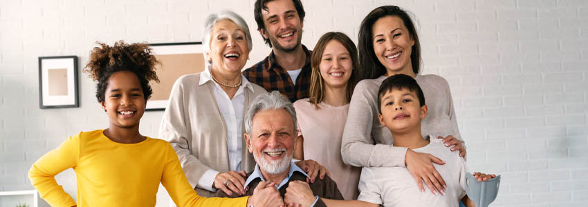 extended family at home
