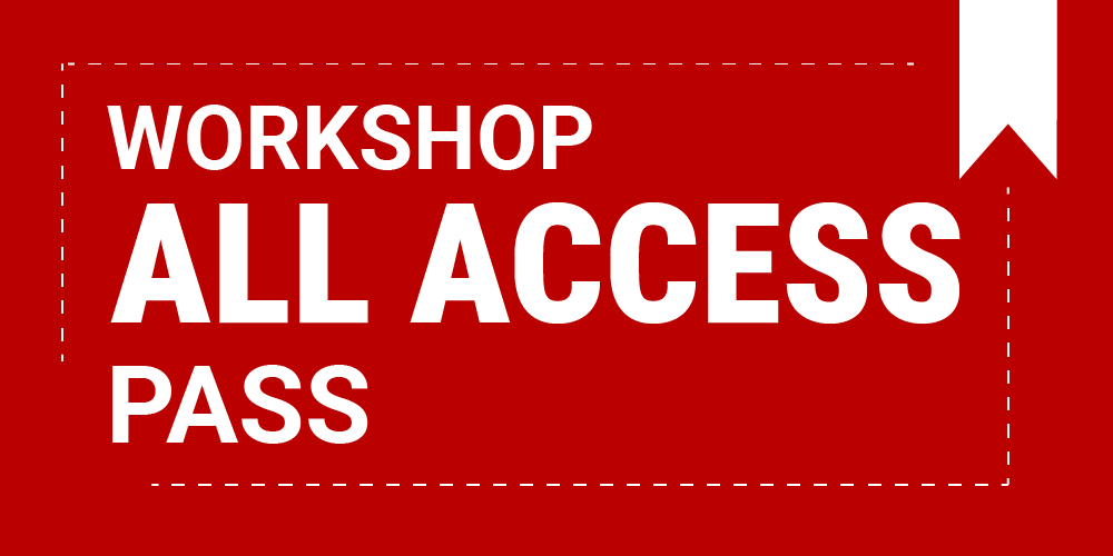 Ackerman All Access Pass on Red background